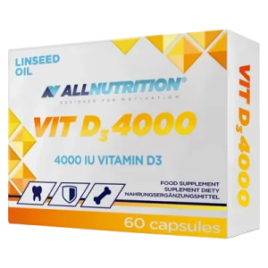 Allnutrition Vit D3 4000  K2  60 softgels 2 meses