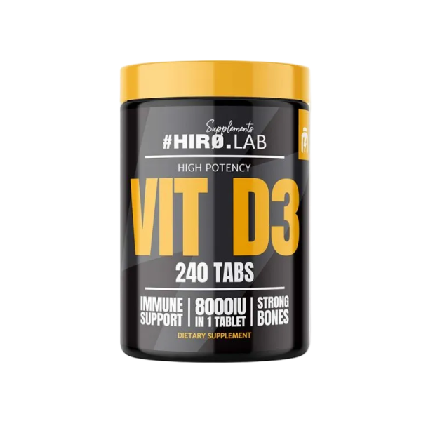 HIRO - Vitamin D3 8000IU - 240tabs - 480 dosis